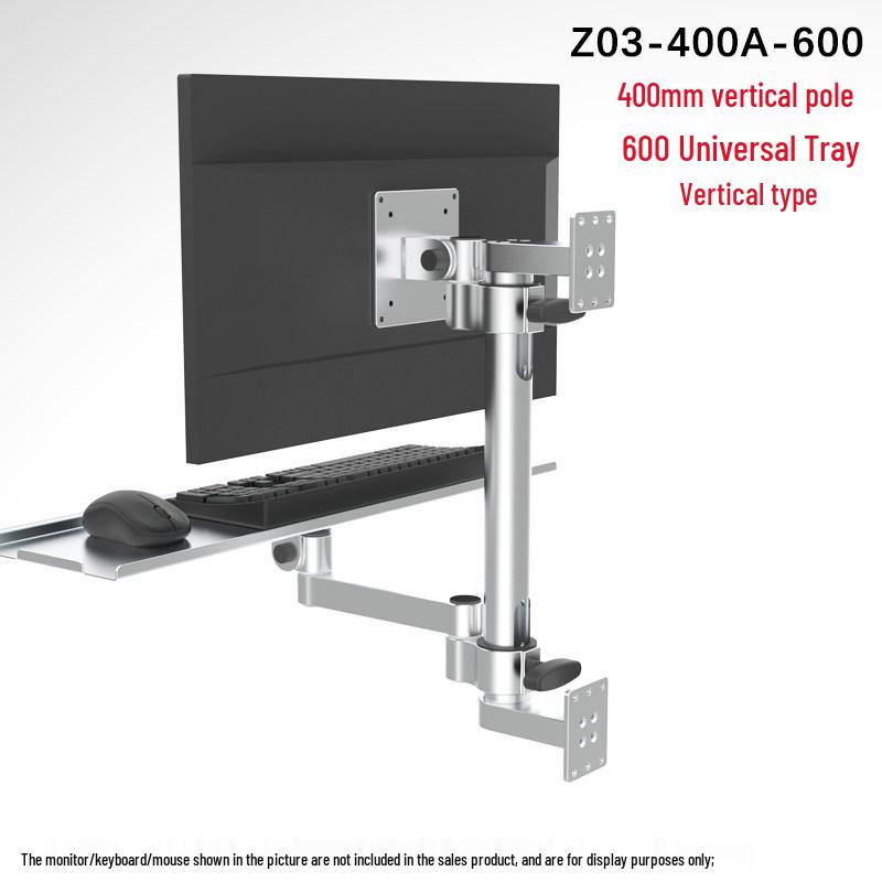 Industrial Wall-Mount Monitor & Keyboard Stand - Aluminum Alloy Mechanical Arm