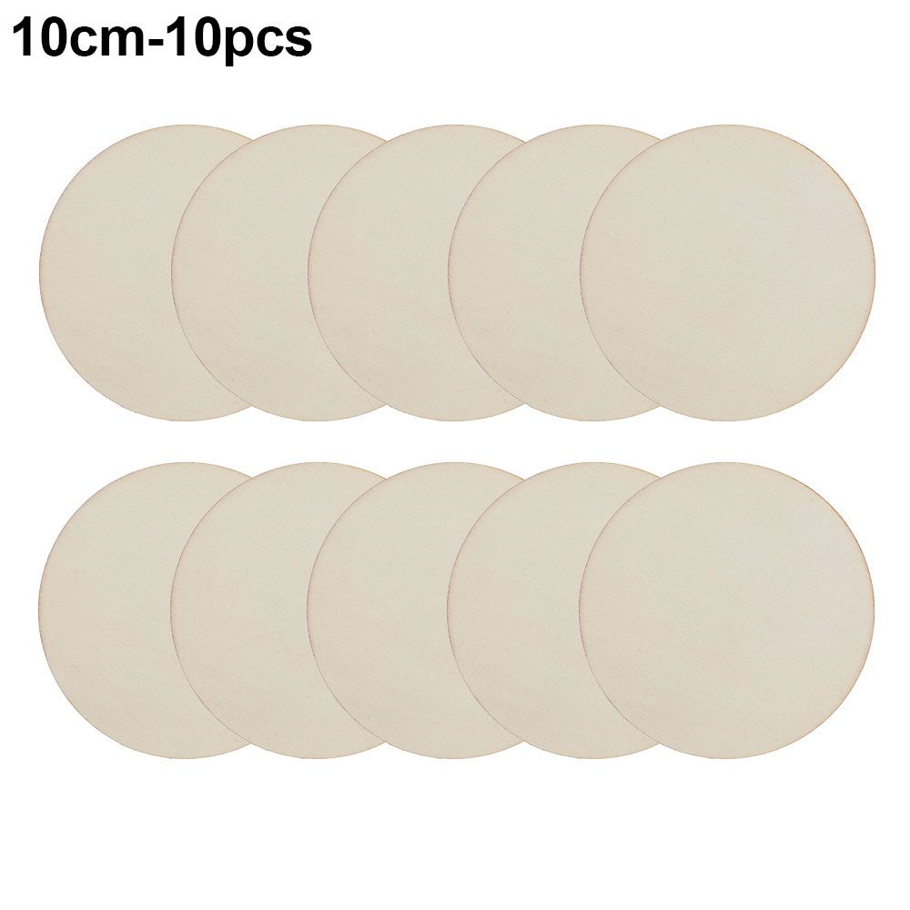 Декор Сделай сам Письмо Деревянные Бирки Принадлежности для Вечеринки Пустая Табличка Круглые Деревянные Детали Украшение Деревянные Круги