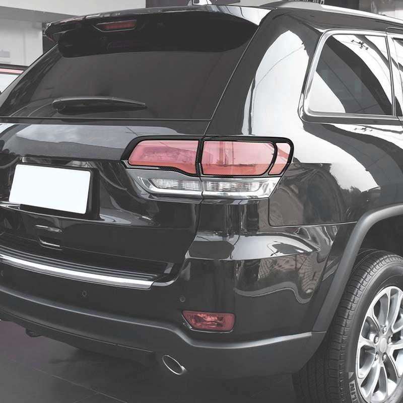 Декоративные наклейки на задние фонари автомобиля для Jeep Grand Cherokee 2014-2020, внешние аксессуары для автомобиля, АБС-пластик