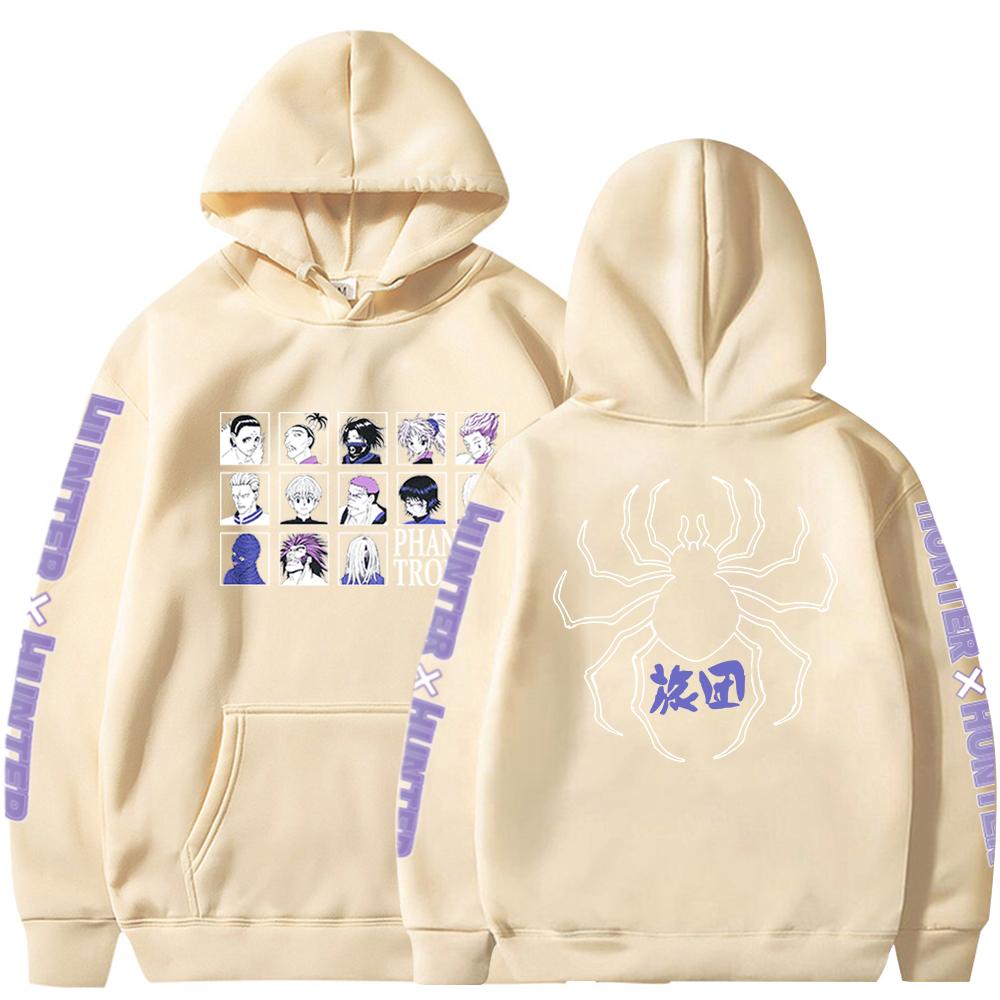 Толстовки для косплея в стиле аниме Hunter x Hunter Phantom Troupe Hisoka Chrollo, толстовки, уютные топы, пуловеры Sudadera felpa moletom