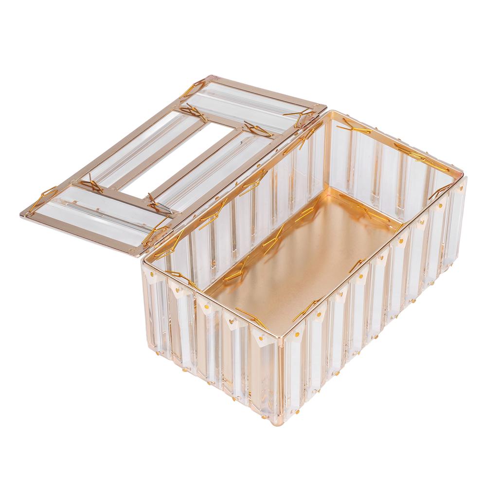 Коробка для салфеток Процесс позолоты Тонкая работа Простая мода Многоцелевое хранение салфеток