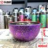 Pure Titanium Double-Wall Rice Bowl 400ml Anti-Scald Antibacterial Food Container Home Travel Office