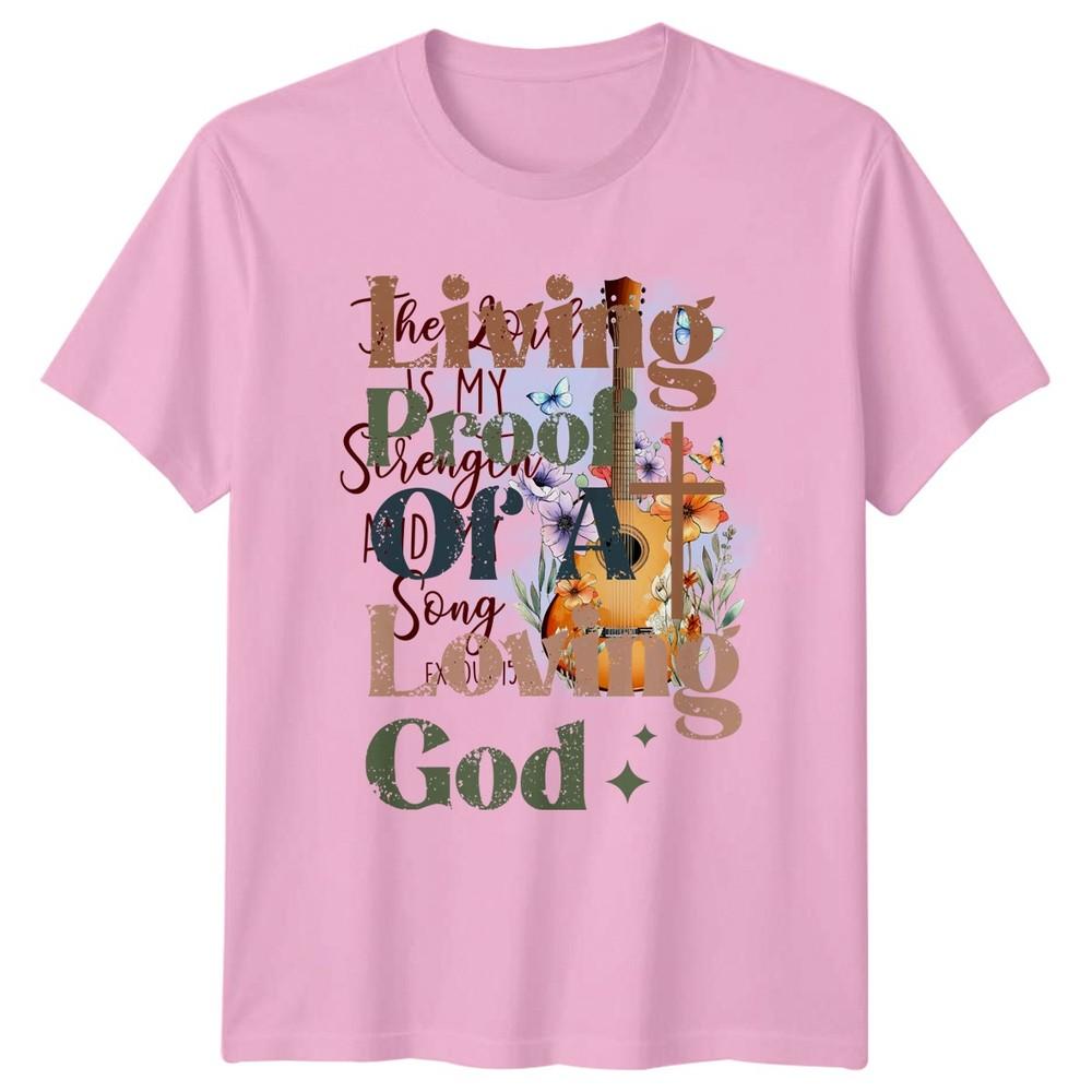 Living Proof Of A Loving TShirt Boho Christian Religious Religious Gift