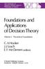 Книга Foundations and Applications of Decision Theory : Volume I Theoretical Foundations : 13a