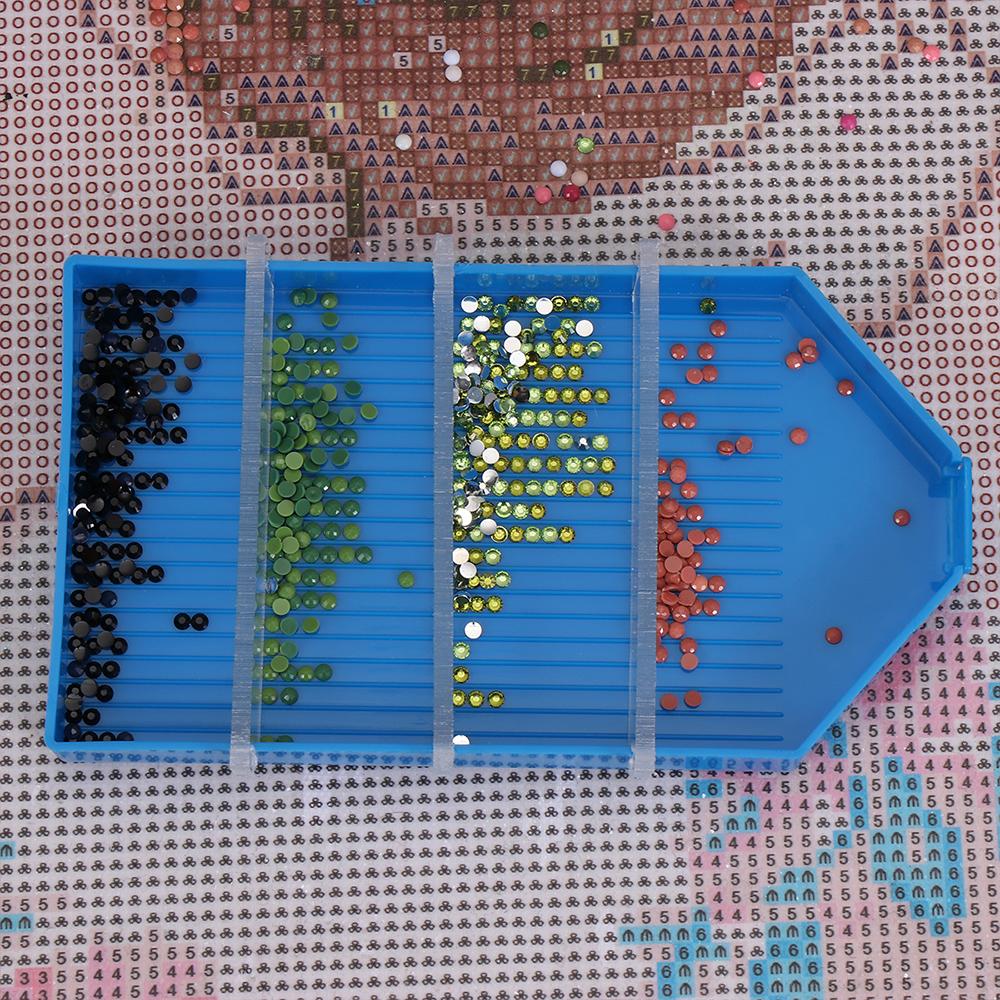 Вышивка крестиком, алмазная живопись, дрель, лоток для хранения алмазов, пластины для бисера, лоток для алмазной живописи