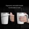 Fiu 470ml Elegant Non-fall Insulation Suction Water Tea Coffee Cup Mug White Innovation Magic