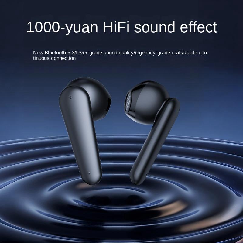 Новая беспроводная гарнитура с музыкальным шумоподавлением, Bluetooth-гарнитура для упражнений, сверхдлинная, с более близким аккумулятором, мобильные наушники