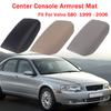 Крышка подлокотника центральной консоли автомобиля, крышка ящика для хранения, панель, коврик для подлокотника из искусственной кожи, подходит для автомобиля Volvo S80 1999-2006 гг.