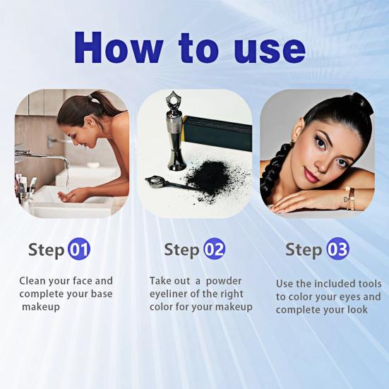 2/3/4/5 шт. Пудровая подводка для глаз Стойкая Водостойкая Натуральная Не размазывающаяся Портативная Карандаш для подводки для глаз для женщин Инструменты для макияжа глаз для девушек