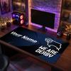 Derby County Custom Large Mouse Pad, Personalized Name Text Print, Football Logo Non‑Slip Desk Mat Gaming Gift