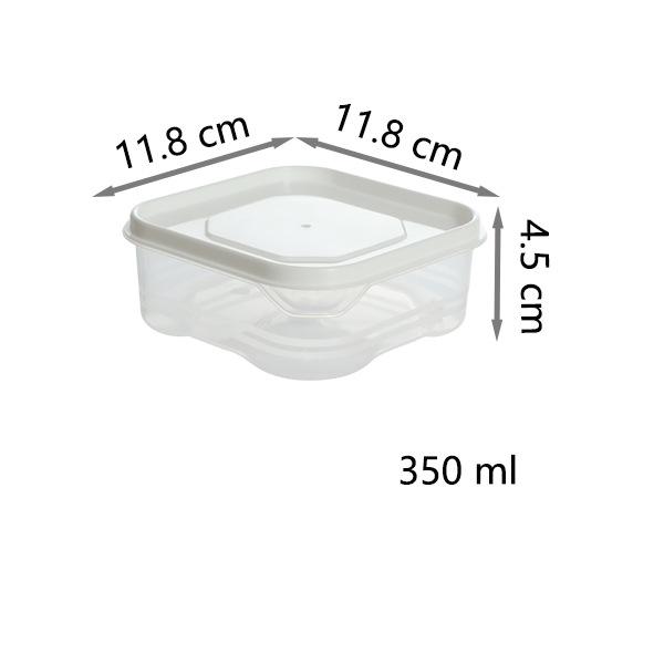 Airtight Freezer & Fridge Storage Box for Meat, Vegetables, and Meal Prep