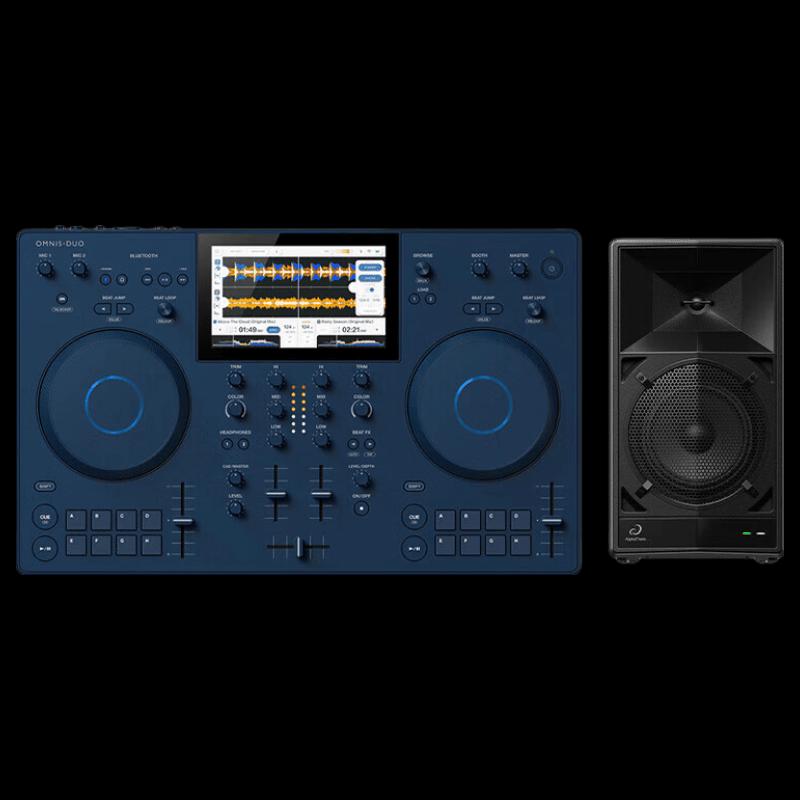 Pioneer OMNS-DUO DJ System & WAVE-EIGHT Portable Speaker Bundle (CN version)