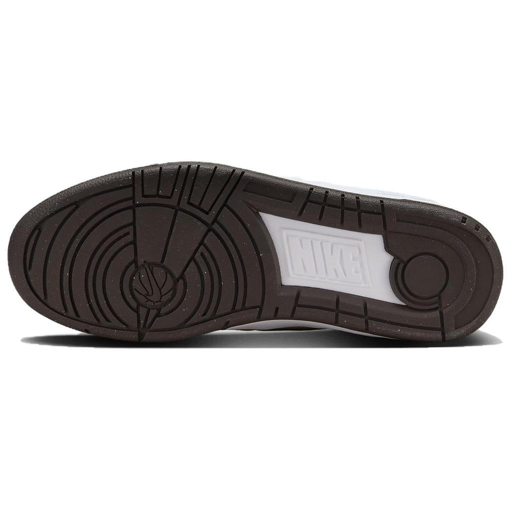 Nike Мужские кроссовки Full Force Low Premium Flax Baroque Brown, белые бархатно-коричневые HF7734-200