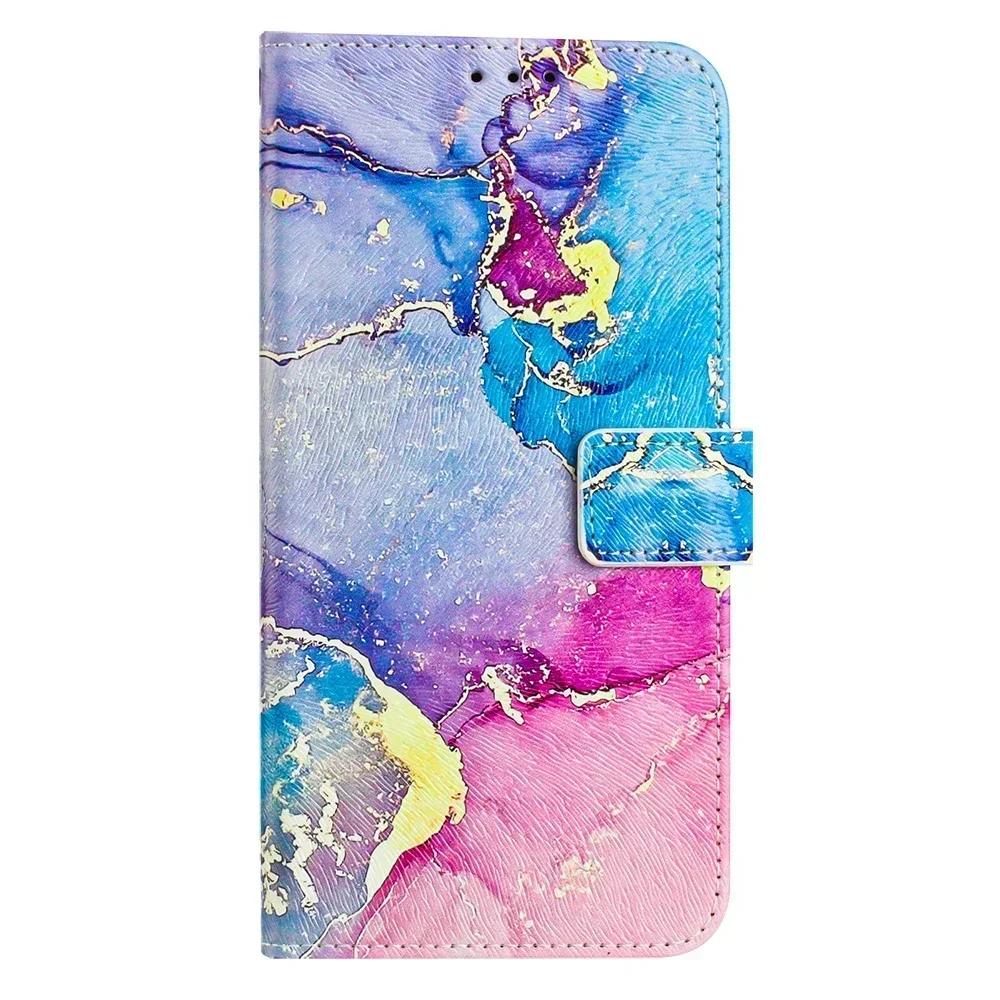 Цветной кошелек-чехол с рисунком для itel P55 P55T P665L S24 S23 Plus RS4 A05S A48 A50 A60 A60S A70 A80 Ударопрочный чехол-подставка для телефона