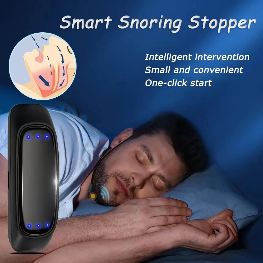 EMS Pulse Stop Snore Портативное удобное устройство для хорошего сна Stop Snore Health Care Помощь при апноэ во сне USB Smart Устройство против храпа