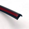 LEXOR Aero Molding, Universal Rubber Seal Strip, T-Shaped, Front, Rear, Side, Bumper Adhesive Tape, Gap Filler, Edge Trim, Black, 12m