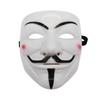 1pc Halloween Face Mask Black White V For Vendetta Hackers Cos Mask Halloween Cosplay Party Diy Masks Anime Anonymous Headwear