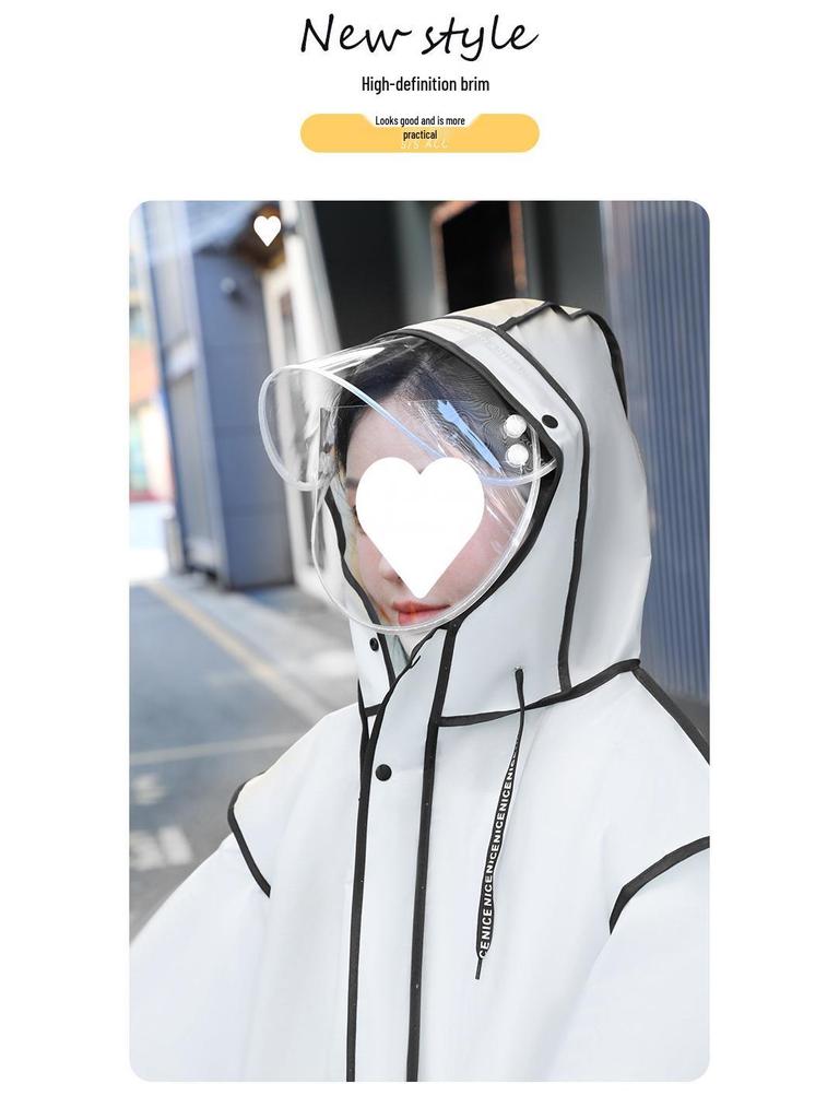 Полный водонепроницаемый пончо для взрослых - Унисекс дождевик для езды на электромобиле или велосипеде