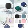 Liquid Silicone Protective Case Cover Solid Color Shockproof Cover for Airpods4 Earphone