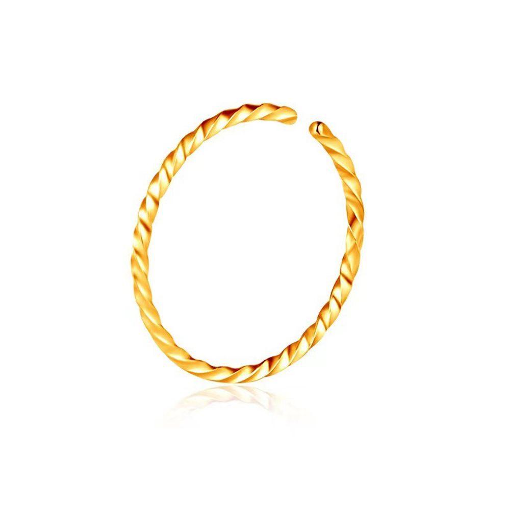 Аксессуары Девушка Подарок Поддельные Пирсинг Твист Кольца Для Носа Корейский Стиль Украшения Для Тела Женщин Носовой Зажим