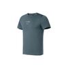 Li Ning SS23 Fitness Series Logo Letter Print Round Neck Short Sleeve T-Shirt Men Tops Lake-Green ATST613-2