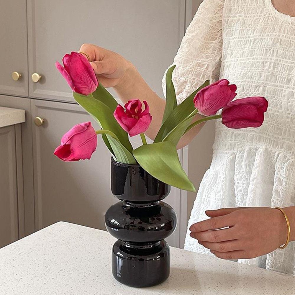 Ornament Terrarium Plant Hydroponics Glass Flower Vase Flower Bottle Decorative Vase