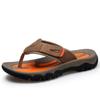 Men's Summer Leather Sandals Slippers Breathable Slippers Casual Beach Shoes Open-toed Flip-flops Leather Sandals