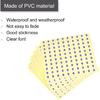 MECCANIXITY 0 to 9 Number Stickers Number Label Self Adhesive Marked Sticker 13mm/0.5" for Classification, Pack of 20