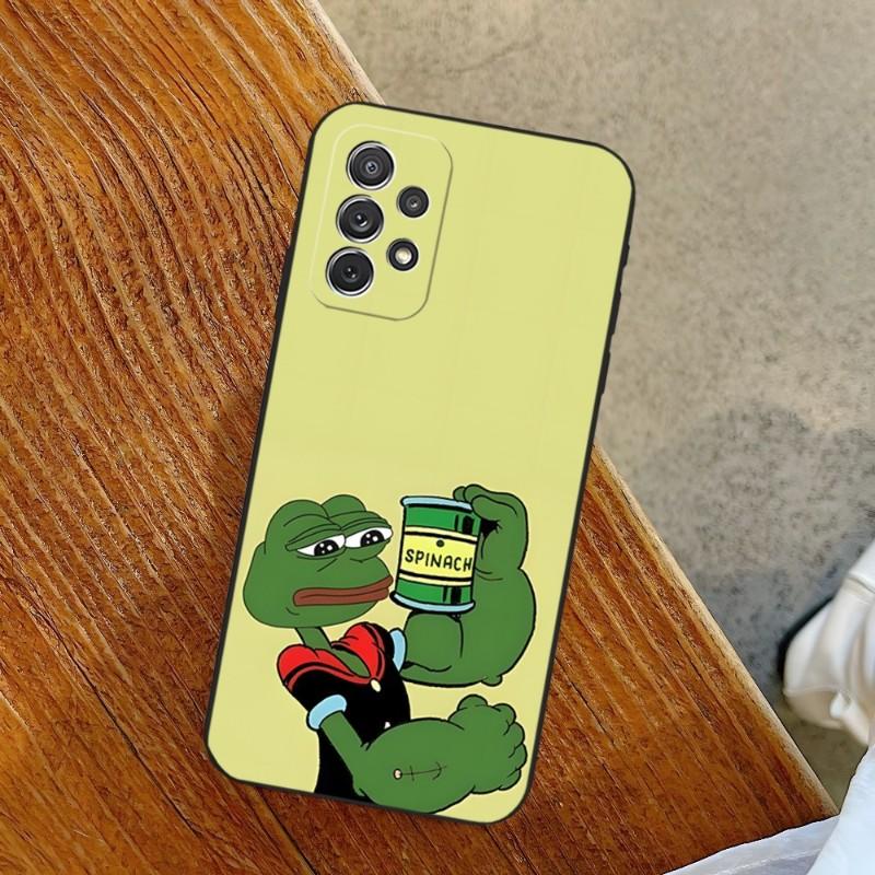 Чехол для телефона Pepe The Frog для Samsung A14 A53 A52 A73 A32 A54 A33 A13 A21 A34 A71 A31 A22 A50 A20 A40 A23 Задняя крышка