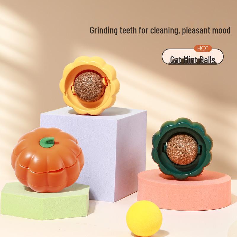 Mint Ball Cat Toy: Self-Entertainment, Teething, Dental Cleaning, and Chewing Aid for Cats