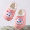 Winter Kid Baby Boy Girl Slippers Newborn Cartoon Bear Non-slip Home Indoors Shoes Thick Warm Children Plus Fleece Shoes Slipper