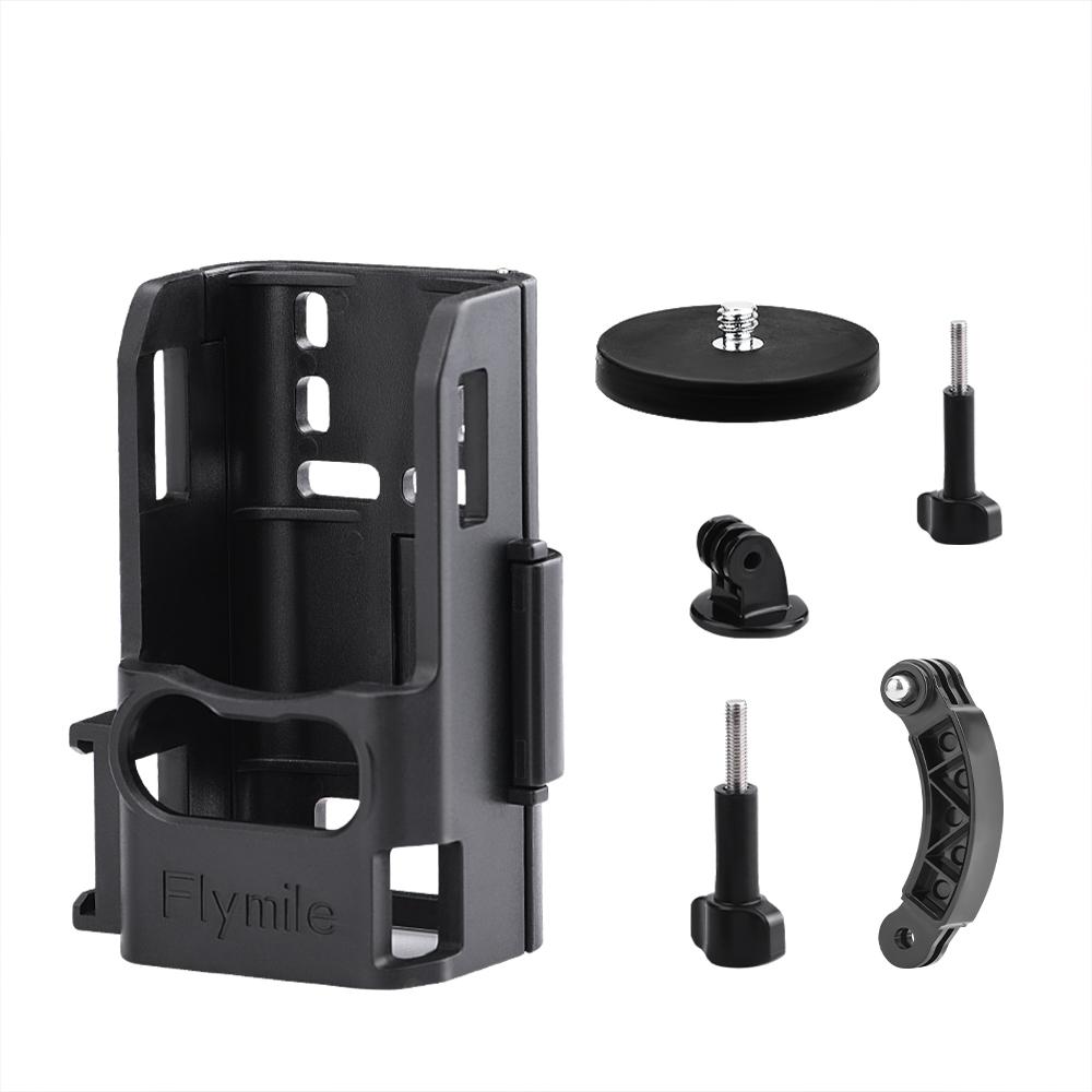 Магнитный держатель-клетка Flymile для DJI Pocket 4 3, аксессуары, регулируемый удлинительный кронштейн-адаптер, защитный чехол