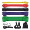 5Pcs Elastic Resistance Band Set for Working Out Home Exercise Fitness with Handles
