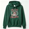 Just A Girl Who Loves Christmas Hot Cocoa Gingerbread Man Graphic Hoodie Hooded Sweatshirt Xmas Holiday Casual Pullover Top Gift