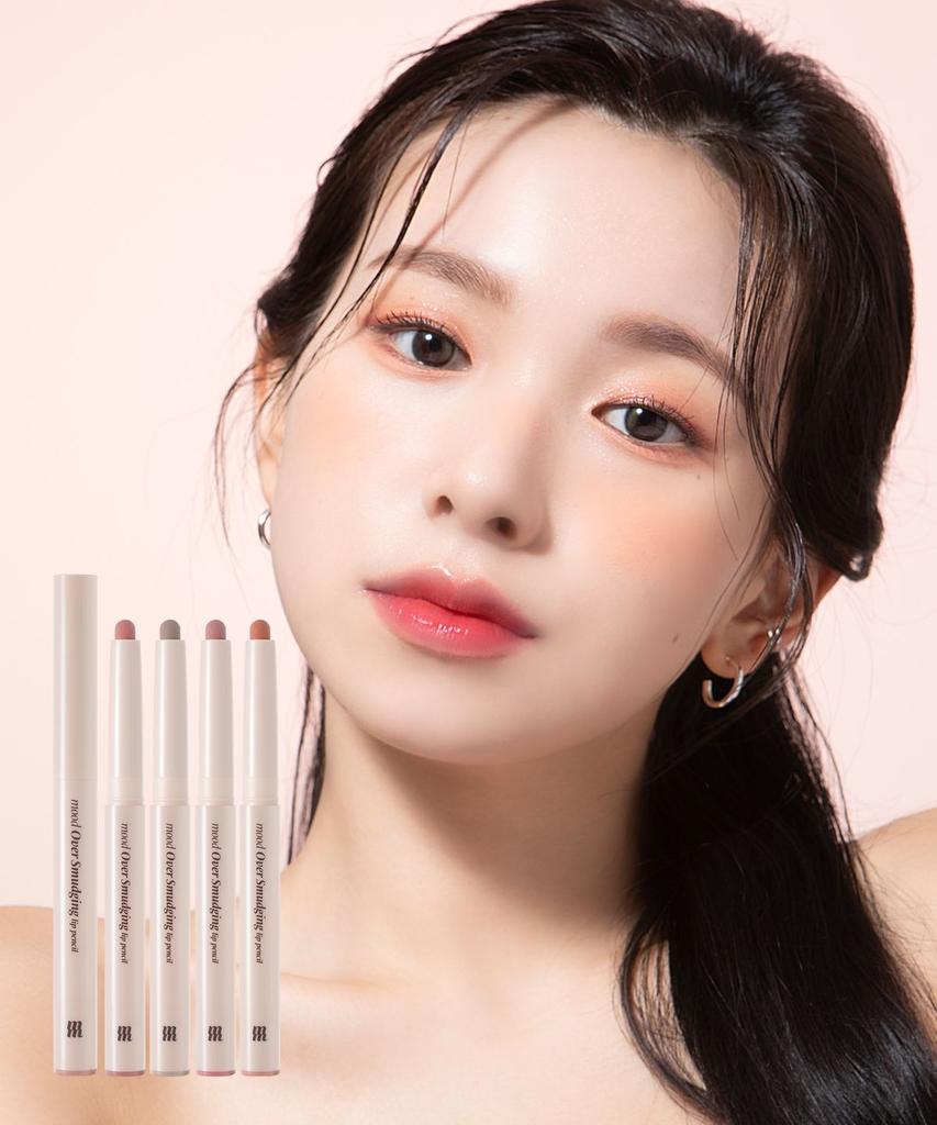 Mood Over Smudging Lip Pencil 5 Colors, 2 Pieces