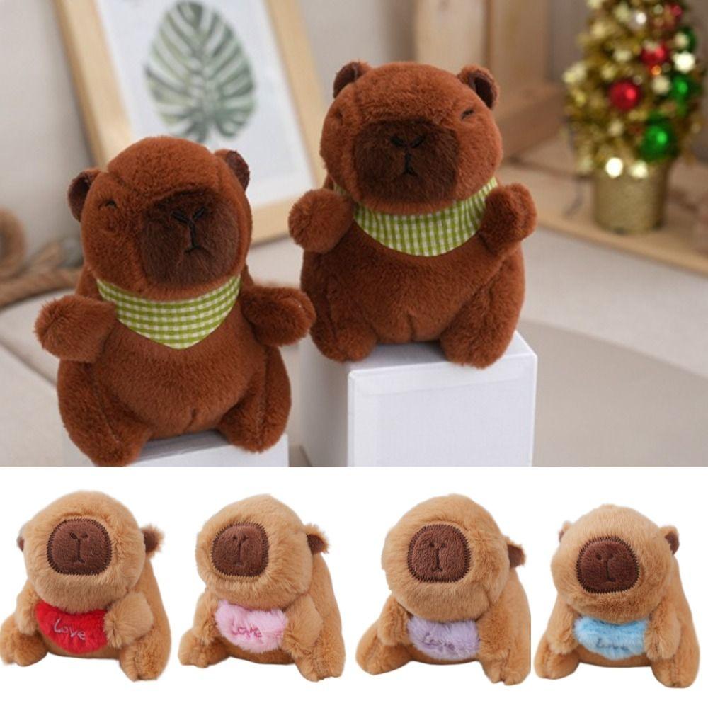 10-13см Подвеска Капибара Разноцветная Мягкая Игрушка Каваи Подвеска для Сумки Автомобильная Пара