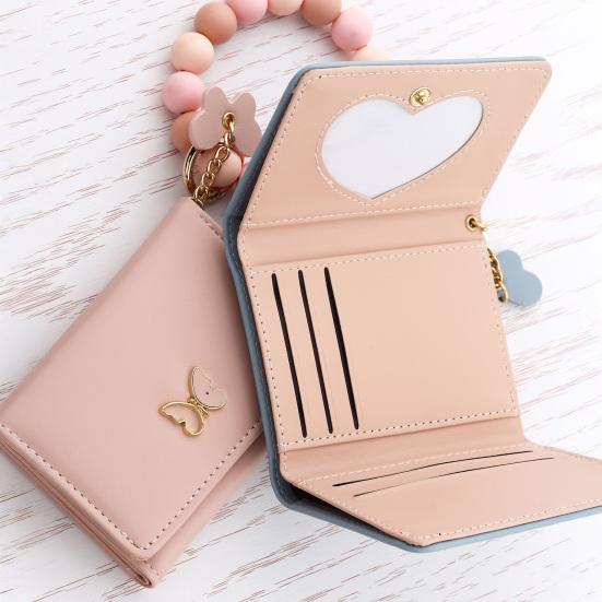 Женский кошелек-браслет в стиле бохо, бисерный браслет, держатель для карт с бабочкой