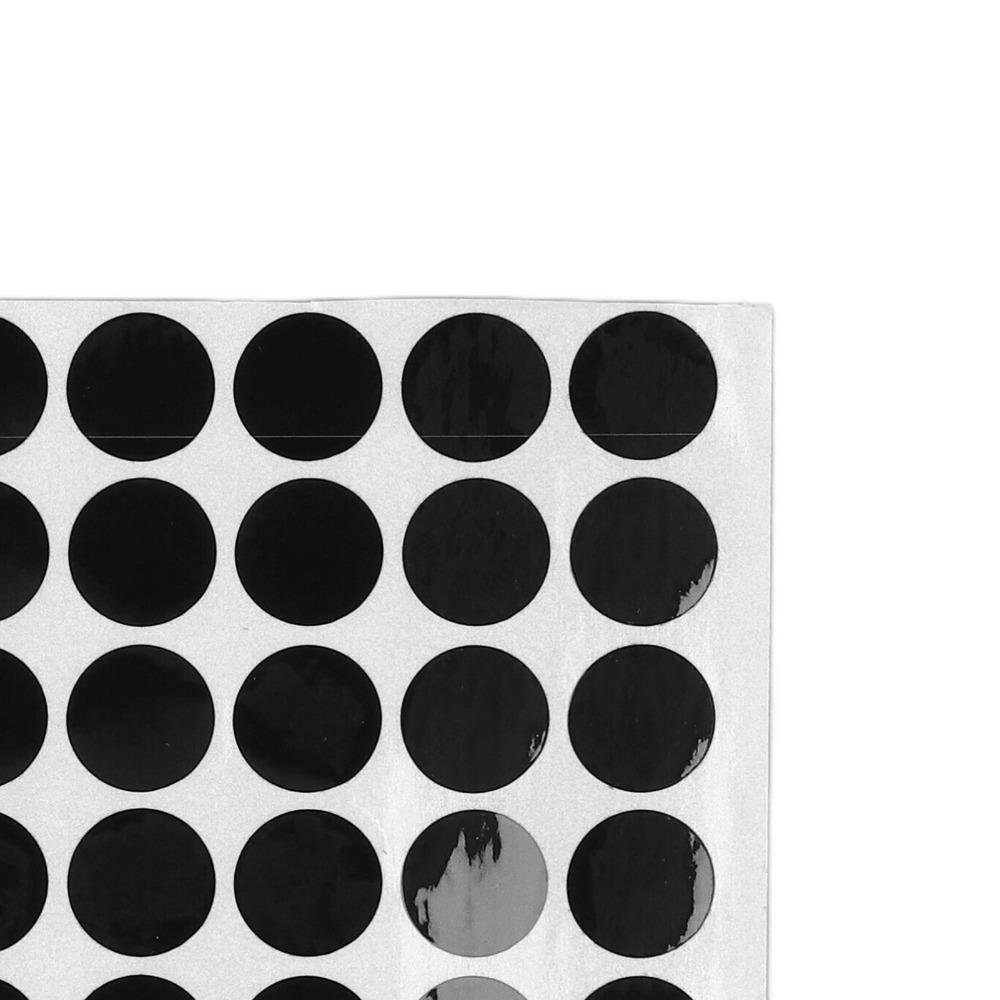 96pcs 12mm Pool Table Marker Dots Position Stickers Point Stickers Pool Ball Position Marker Black Billiard Spot Sticker