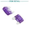 ACROPIX Mini Fuse for Car 3A Purple 30pcs