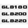 Car Letter Sticker Rear Emblem for Mercedes Benz GLB180 GLB200 GLB220 GLB250 GLB260 GLB300 GLB350 GLB400 GLB450 Trunk Decal