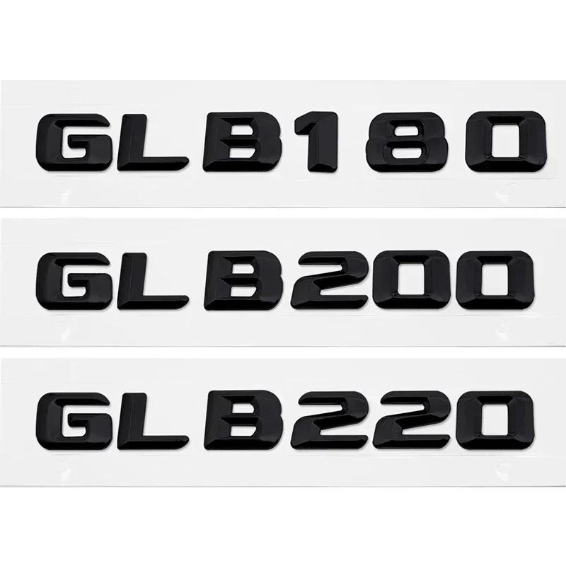 Car Letter Sticker Rear Emblem for Mercedes Benz GLB180 GLB200 GLB220 GLB250 GLB260 GLB300 GLB350 GLB400 GLB450 Trunk Decal