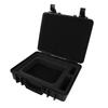Satellite Hard Carrying Case Precise Cut Foam Satellite Dish Pipe Adapter Power Supply Cables