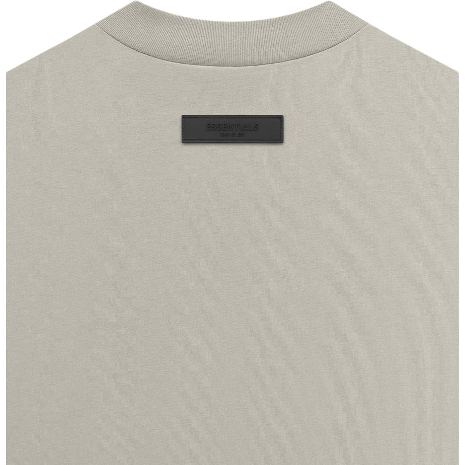 Fear of God Essentials Essentials Short Sleeve Tee With Silicone Logo Print Men Tops Seal-Grey FOG-SS23-059