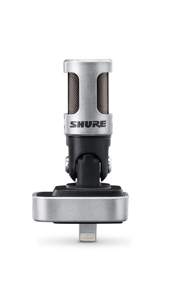 SHURE Микрофон для iPhone iPad MV88 Серия MOTIV 24 бит/48 кГц MV88A-A [/2-летняя гарантия производителя]