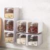 Plastic Wall Mounted Seasoning Box Wall-mounted No Punching Spice Seasoning Container Waterproof with Spoon Spice Organizer Set