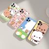 Прозрачный чехол для телефона с персонажами Бубу и Дуду для iPhone 16 15 14 13 12 11 Pro Max Plus Мягкая крышка