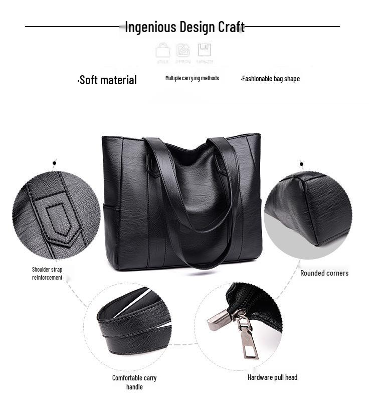 Женская универсальная сумка-тоут и кроссбоди большой вместимости - Модная и практичная мамина сумочка