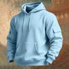 Men's Solid Color Sweatshirt Hoodie Men's Sports Large Size Casual Sweatshirt