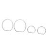 Chrome Gauge Cluster Dashboard Bezel Rings Trim Dial Rings Bezel Speedometer Frame Replacement for BMW E46 1999 2006