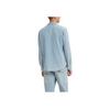 Levis SS22 Рубашка мужская с длинным рукавом, однотонная, с логотипом в стиле пэчворк, с эффектом стирки водой, синяя 85745-0003